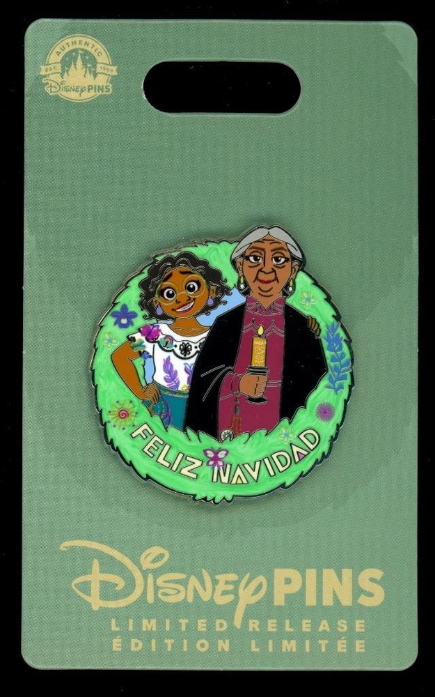 Disney Encanto Mirabel Abuela Christmas Wreath Pin Feliz Navidad Holiday-image