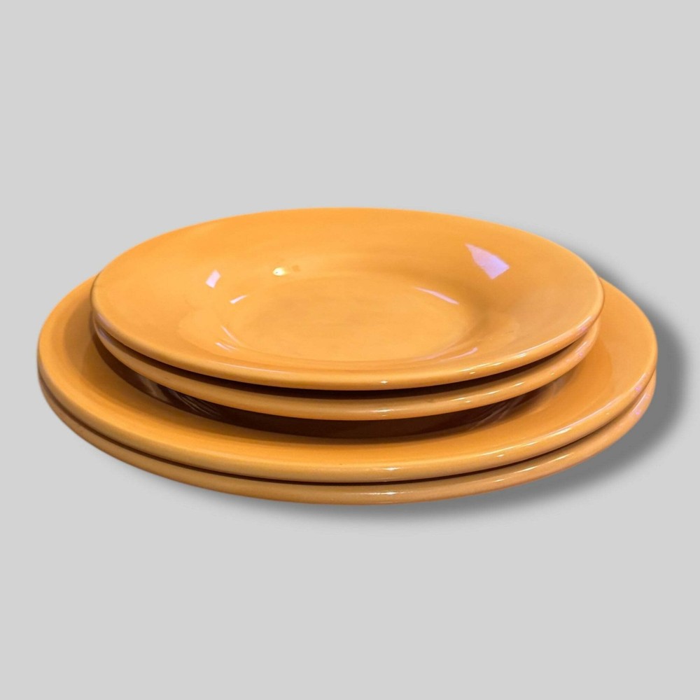 Pottery Barn | Sausalito 4-Piece Dinnerware Set | Amber