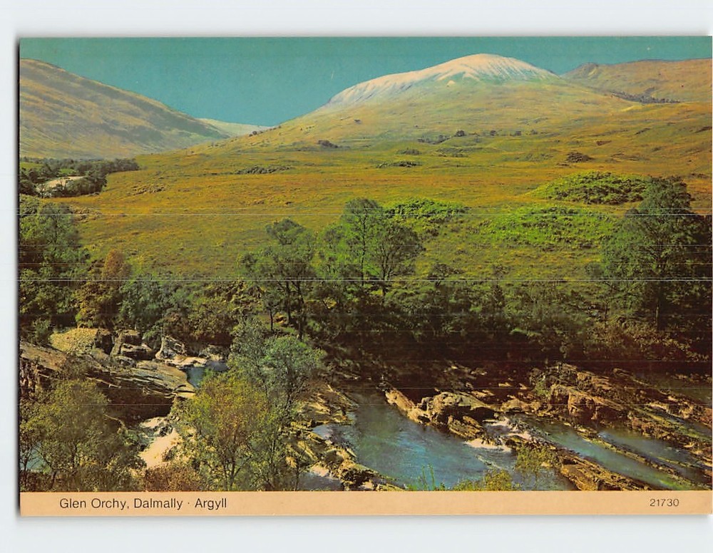 Postcard Glen Orchy Dalmally Argyll Scotland