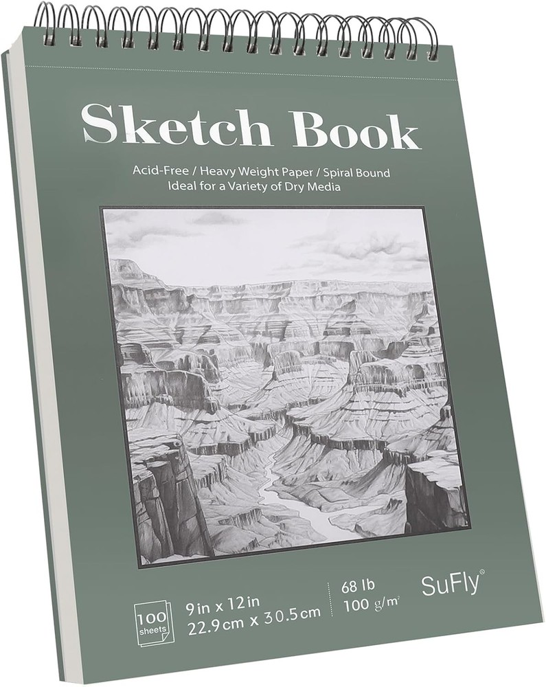 9x12 Sketch Pad - 100 Sheets Drawing Paper for Kids & Adults
