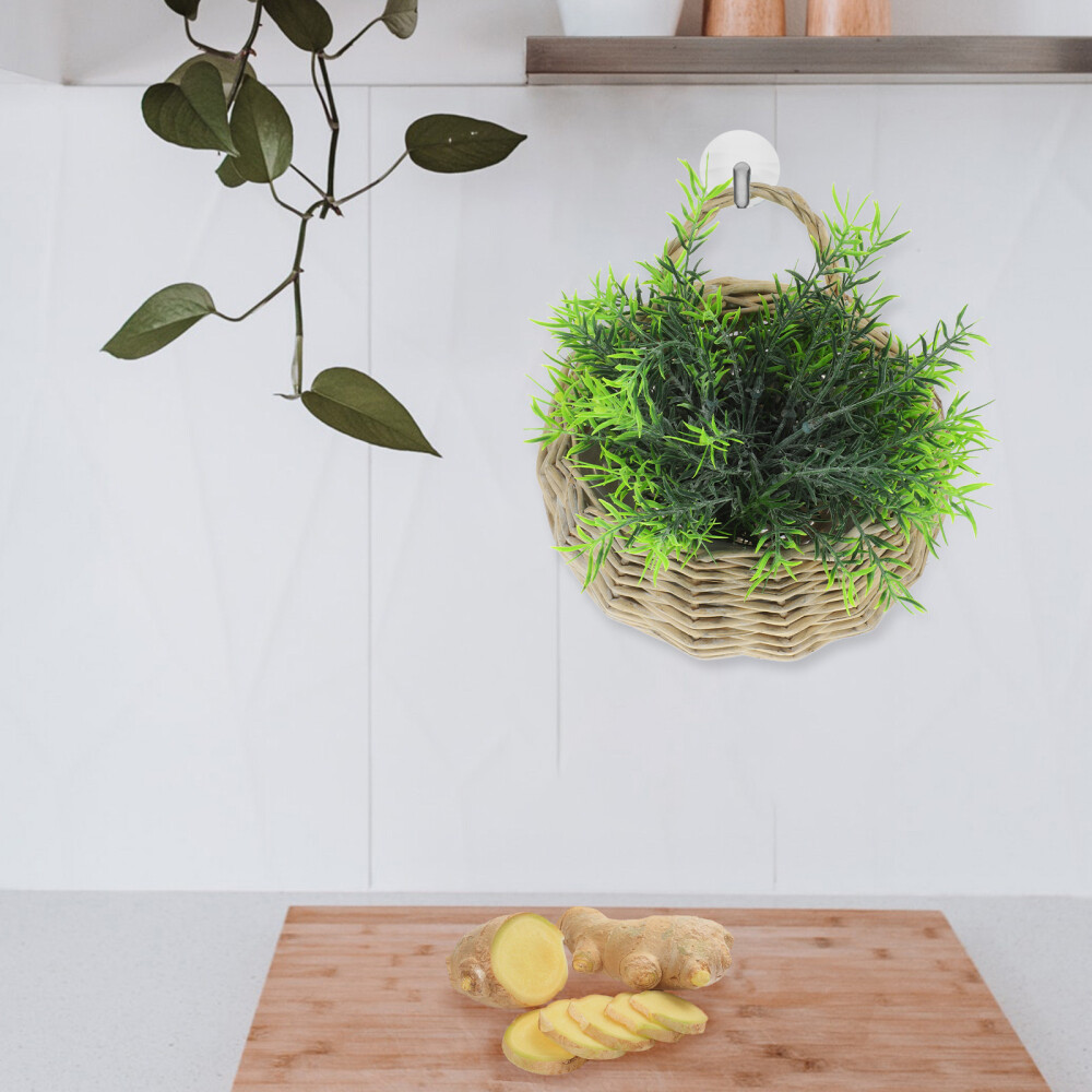 Plant Decorations Wall Hanging Flower Basket Bathroom Elegant