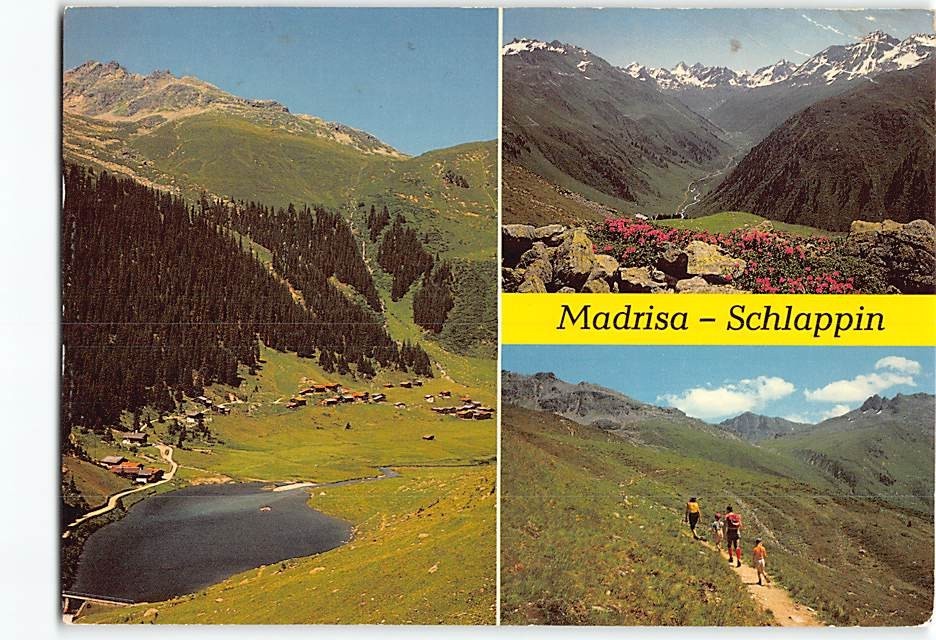 Postcard Scenes & Views Madrisa - Schlappin in Switzerland