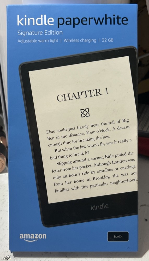 Kindle Paperwhite Signature Edition - Black 32GB, 6.8