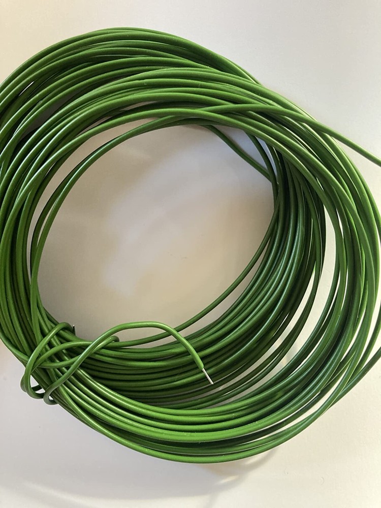 Soft Plant Wire, 65.6' Reusable Rubber Twist Ties Heavy Duty Garden Wire for Pla