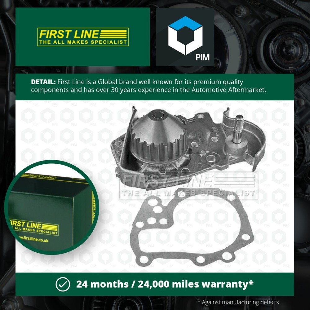 Water Pump fits RENAULT SANDERO/STEPWAY Mk1 1.4 2009 on K7J710 Coolant Firstline