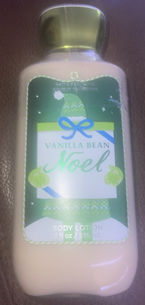 New Bath & Body Works Holiday Traditions Vanilla Bean Noel Body Lotion 8Fl Oz