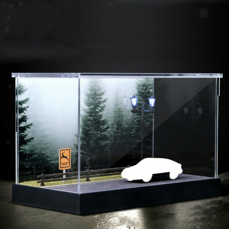 Diorama 1:64 Parking Station Model Toy Car Decor Scene Garage DIY Model Display