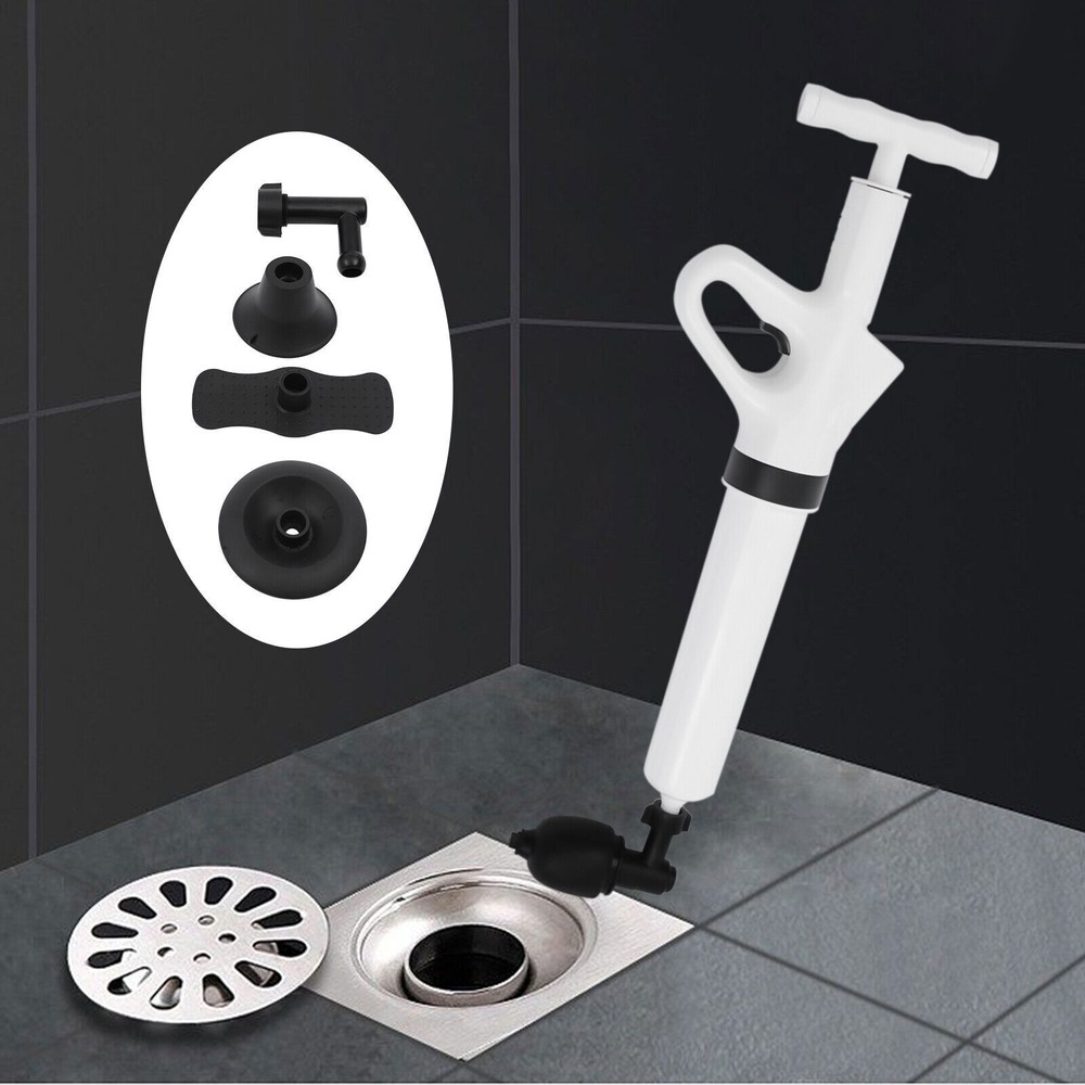 Air Drain Blaster Pressure Pump Cleaner High Pressure Pipe Opener Toilet Plunger