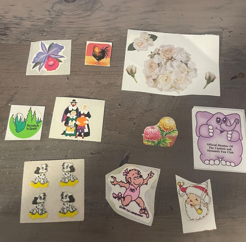 Vintage Lot  10 Of 1980s 1990s Current Sticker Lot 70dd