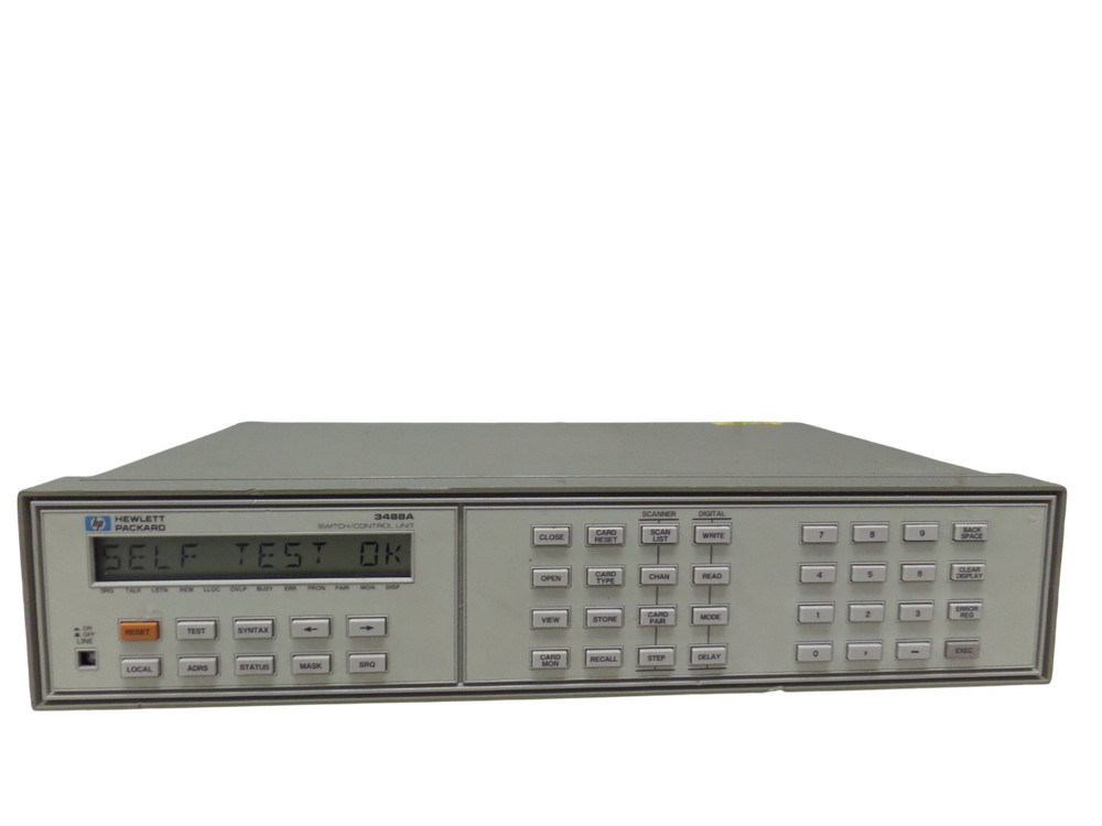 Hewlett Packard 3488A Data Acquisition - Free Shipping