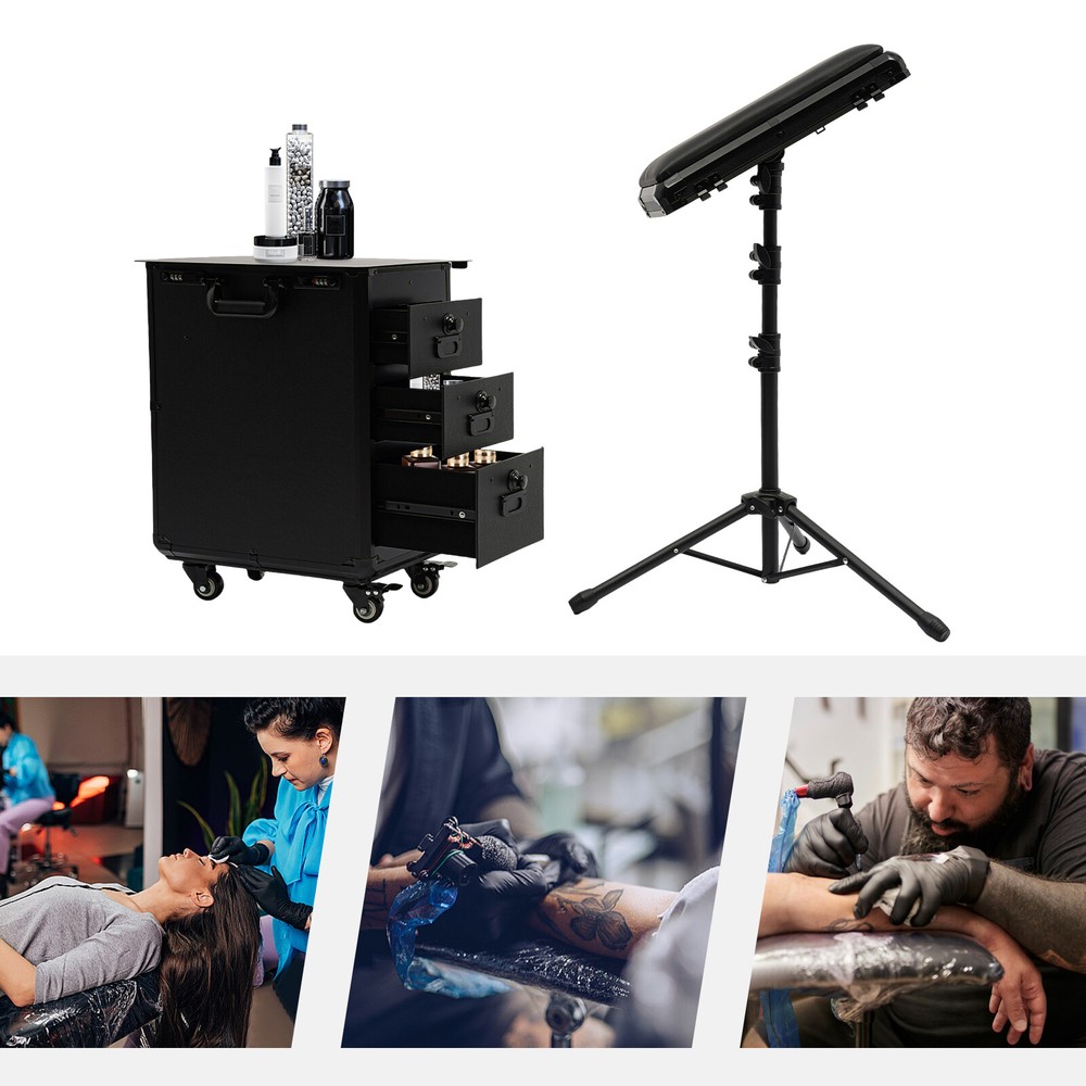 Rolling Makeup Case with Combination Lock Makeup Case with 4 Universal Wheels