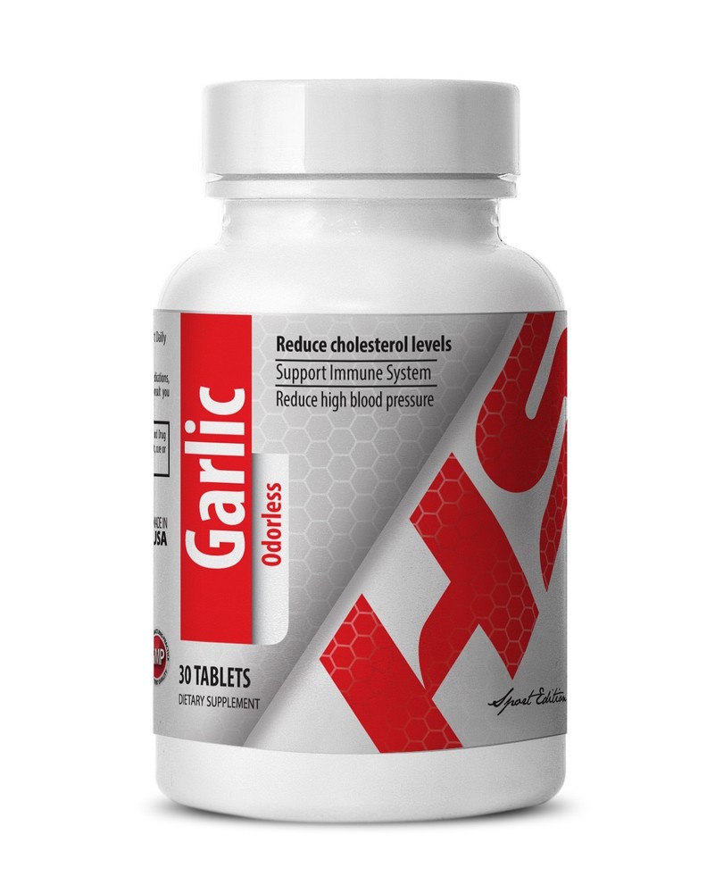 Garlic Tablets - Reduce Cholesterol Level 400mg (1 Bottles)