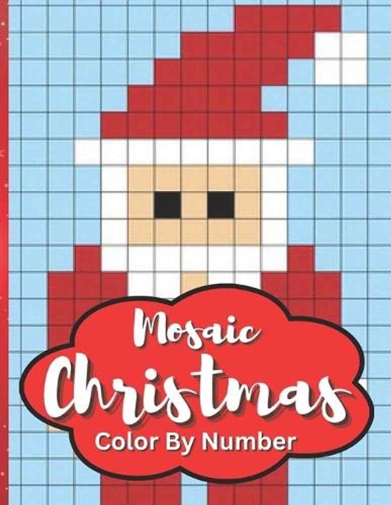 Mystery Christmas Color By Number Coloring Book for Adults by Shumaila Neri Pape