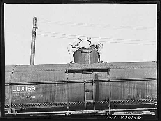Longview Texas 1940s War Emergency Pipeline Tank Car Bald Knob Arkansas