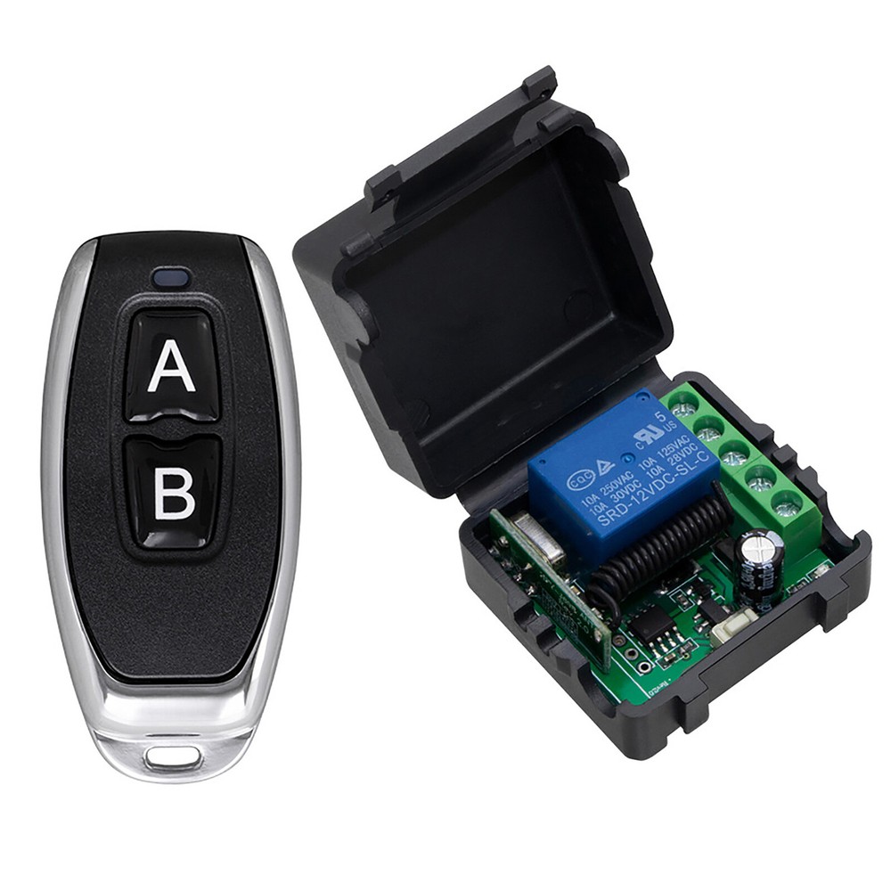 Wireless Remote Control Switch DC12V Relay On/Off RF 433MHz 50m Distance long