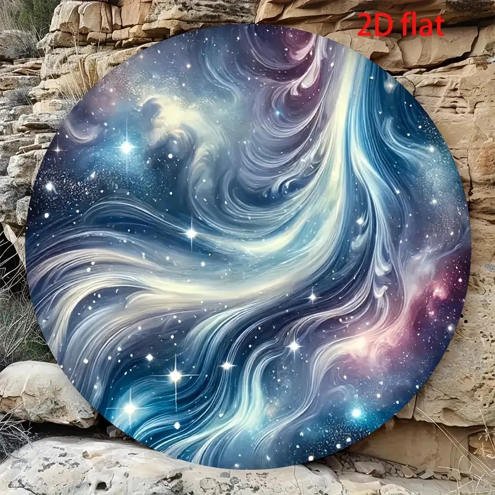 Vintage Fantasy Cosmic Colors Aluminum Metal Wall Decor