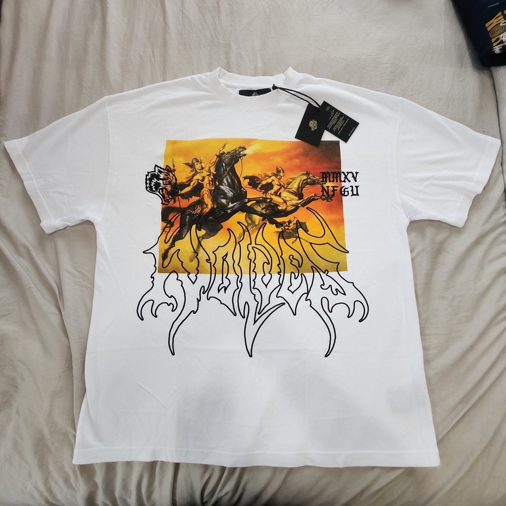 DARC SPORT Men's White Valkyrie Premium Tee  Size Large Brand New