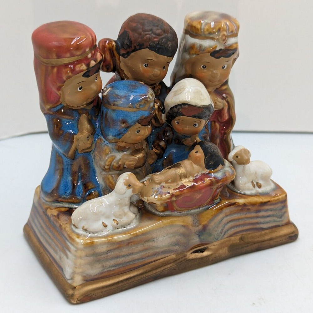 Greenbrier International Nativity Figurine Sculpture - Handcrafted Christmas Religious Decoration for Holiday Display