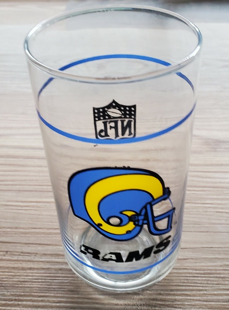 VTG Los Angeles Rams Mobil Oil NFL Glass 5.75