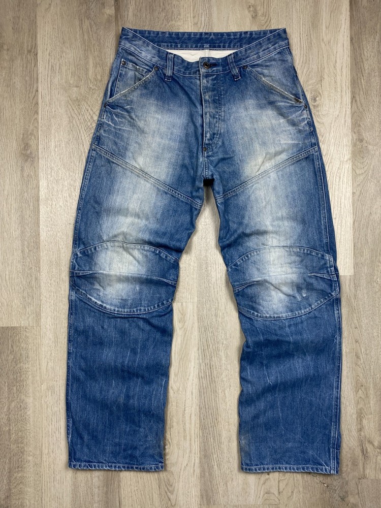G Star Raw Mens Denim Pants Jeans Double Knee Size 30