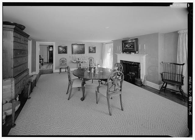 Photo:Washington DC Bodisco House 1999 Dining Room Interior HABS
