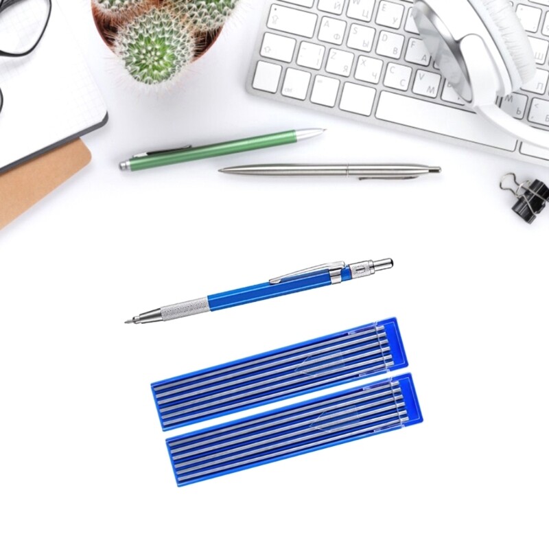 Carpenter Pencil with Refills, Mechanical Pencil Refills,