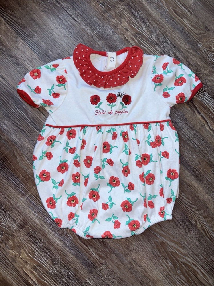 90’s Y2K Vintage Poppy’s Girl Bubble 18 Months