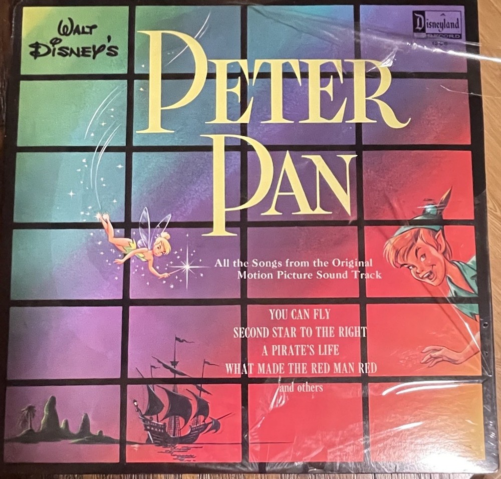 Walt Disney Peter Pan Original Soundtrack Vinyl LP  Sealed 1963