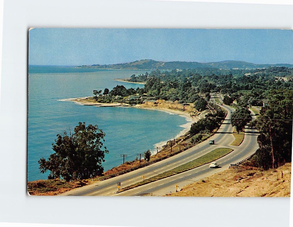Postcard Coastline Santa Barbara California USA