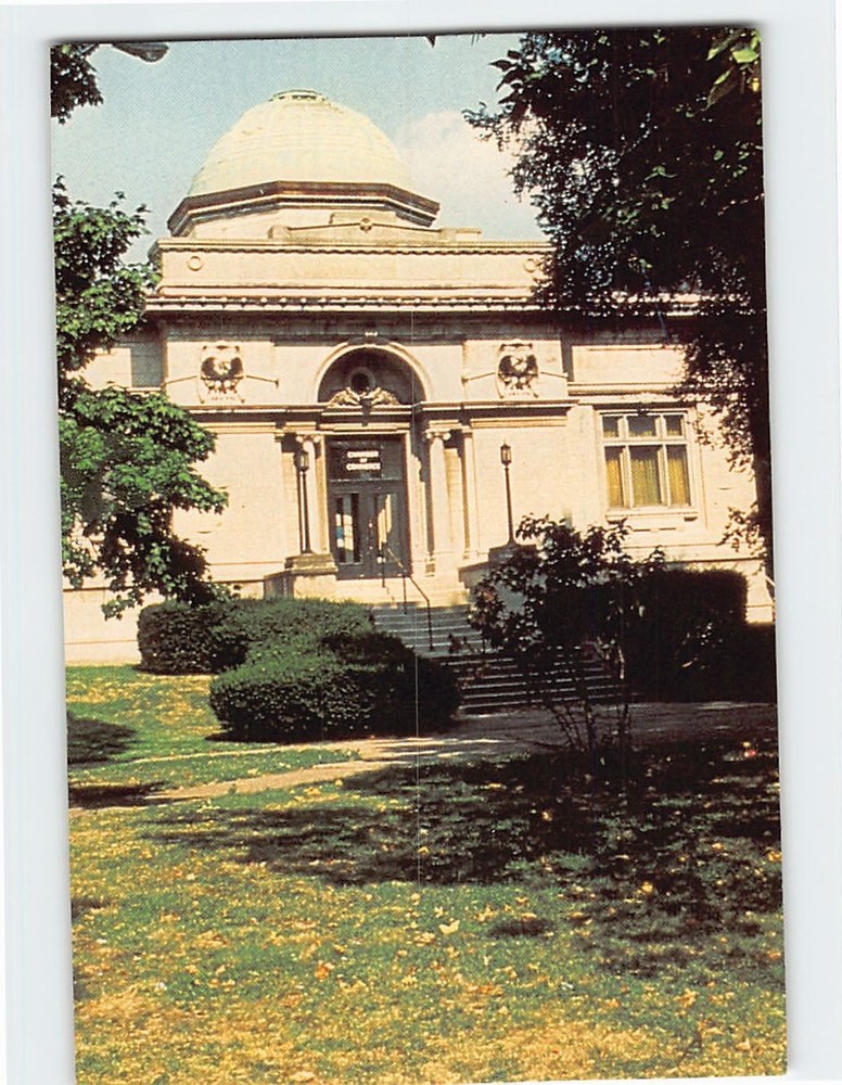 Postcard Chamber of Commerce Building Jeffersonville Indiana USA