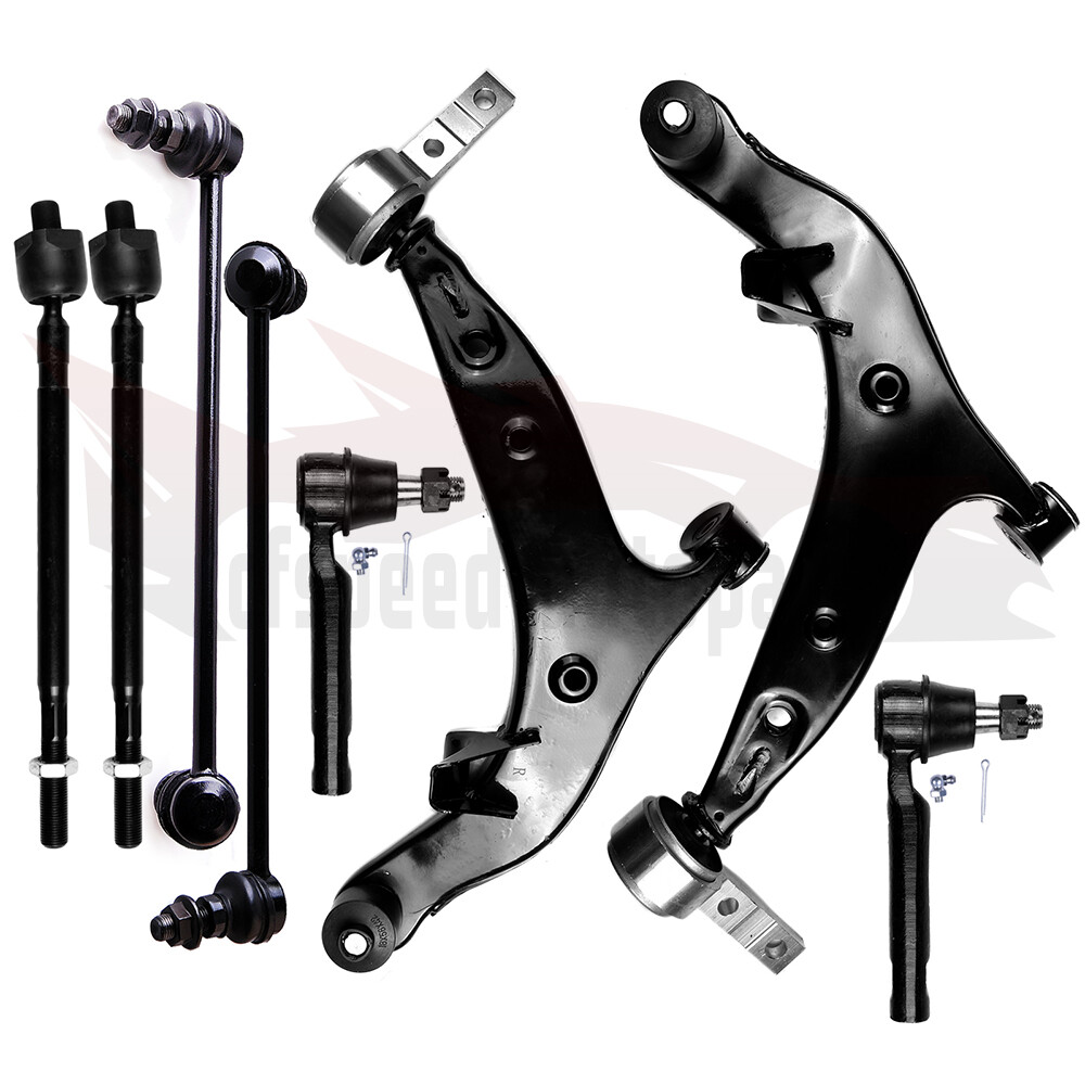 Nissan Quest Front Suspension Kit with Control Arms Tie Rods Sway Bar Links