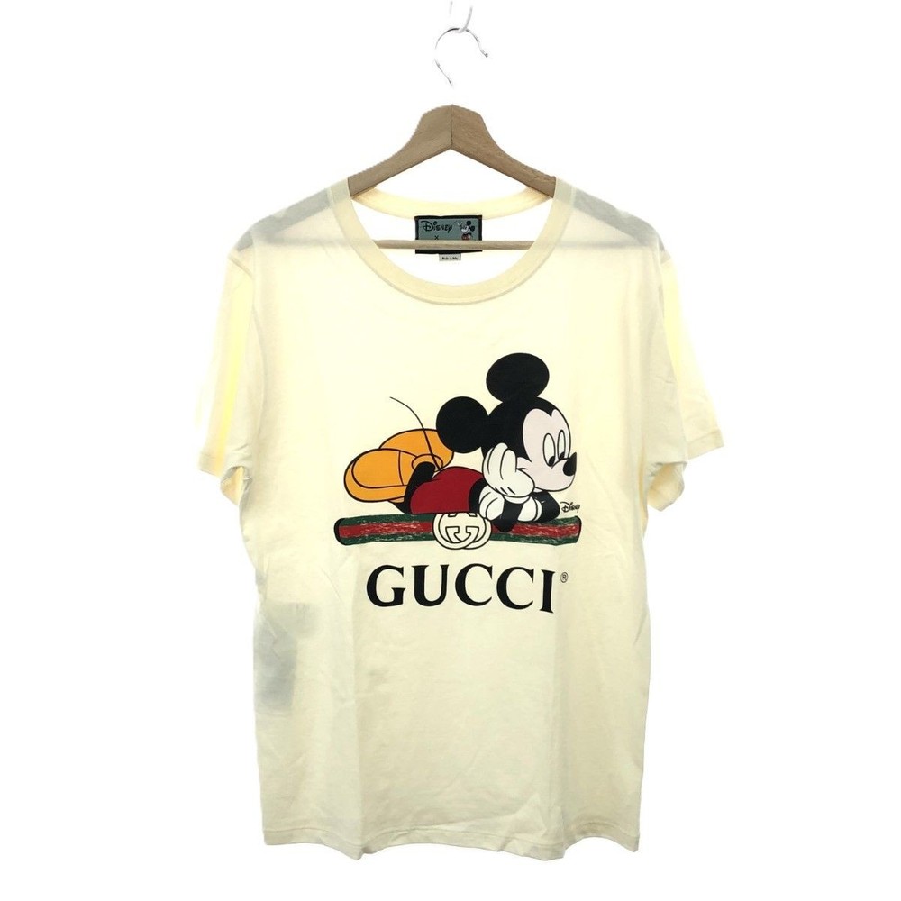 Gucci Disney Collaboration Mickey Mouse Short Sleeve T-Shirt XS Cut Sew