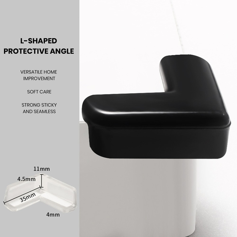 Pvc Corner Bumpers Tv Cabinet Protectors Child Safety Furniture Protector Kit