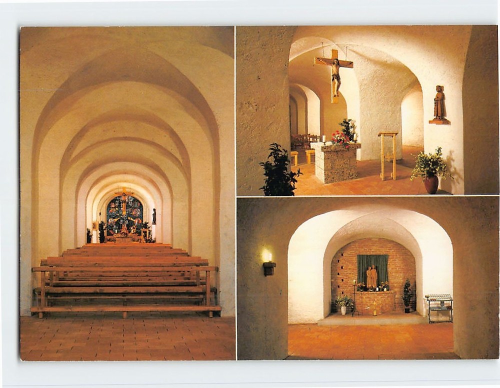 Postcard Bruder Klaus Friedenskrypta Ottobeuren Germany