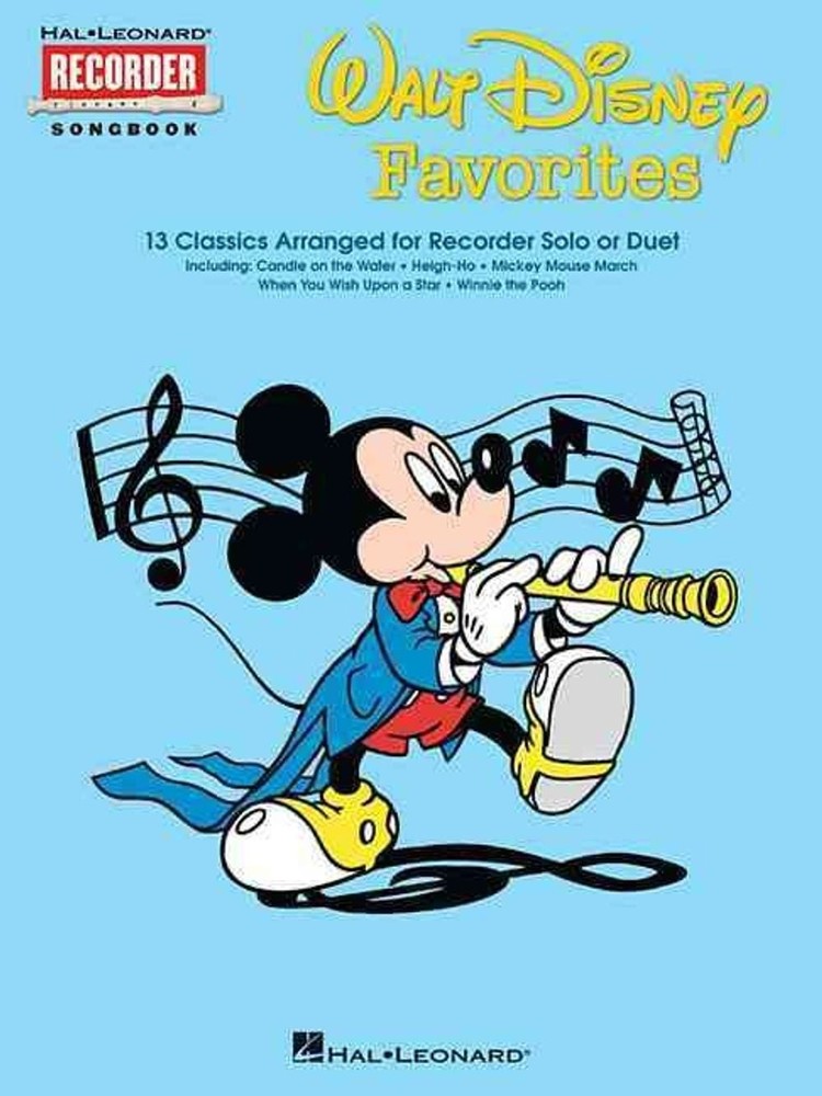 Walt Disney Favorites: Hal Leonard Recorder Songbook Series by Ludwig Van Beetho
