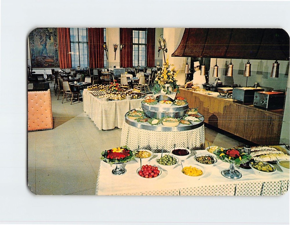 Postcard Smorgasbord Americus Hotel Allentown Pennsylvania USA