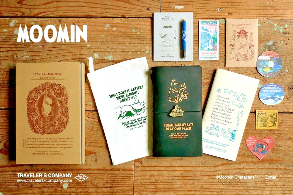 Traveler’s Notebook Limited Set MOOMIN Moomin Dad's Papa Memories Japan Edition