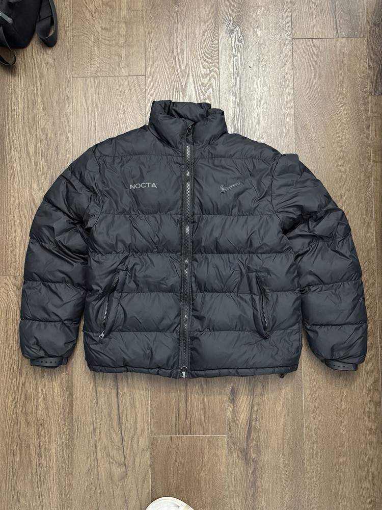 Nike x Drake NOCTA Men's Black Puffer Jacket Full Zip Size 2XL