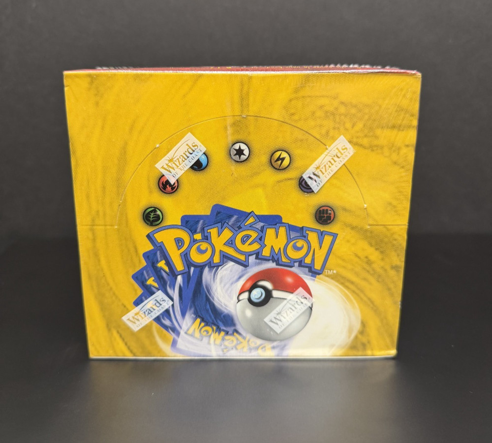 1999 Pokemon WOTC Base Set Unlimited Booster Box FACTORY SEALEDRCH IS ACCEPTING CONSIGNMENTS! UP TO 95% PAYOUTS!