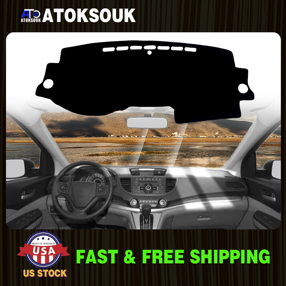 Sun-Proof Dashboard Cover Mat for 2007-2011 Honda CRV Interior Protection Pad