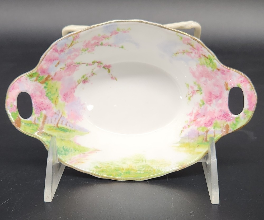 Vintage Royal Albert Small Oval Dish Blossom Time Pattern Bone China 5.75