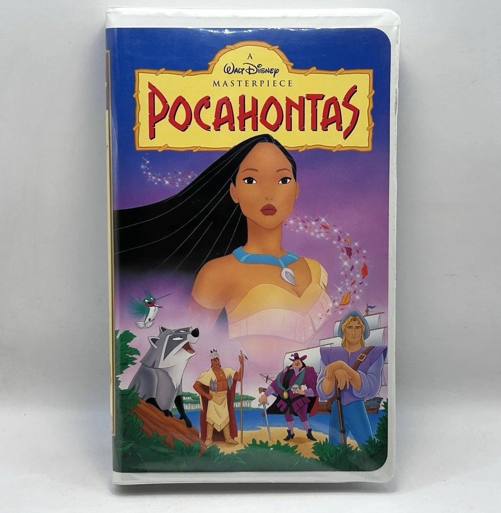 Pocahontas VHS Disney Video Tape Masterpiece Collection VTG Clamshell Nearly New