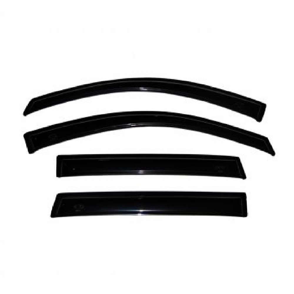 AVS Front & Rear Smoke Ventvisor Window Deflectors for 07-16 Mitsubishi Lancer