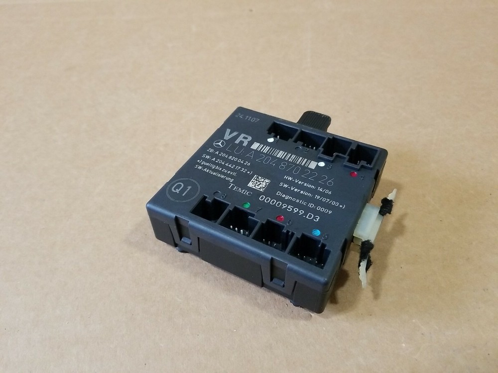 08-15 MERCEDES C CLASS GLK-CLASS FRONT RIGHT DOOR CONTROL MODULE UNIT OEM
