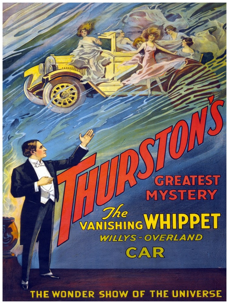 7474.Decoration Poster.Home Room design art.Decor.Thurston Magician.Magic show