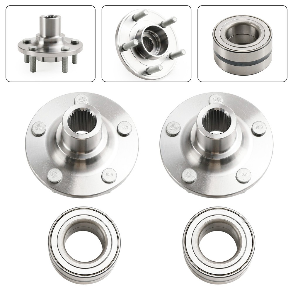 2x Front Wheel Hub Bearing Kits NT510110 Compatible with Ford Escape 2013-2019