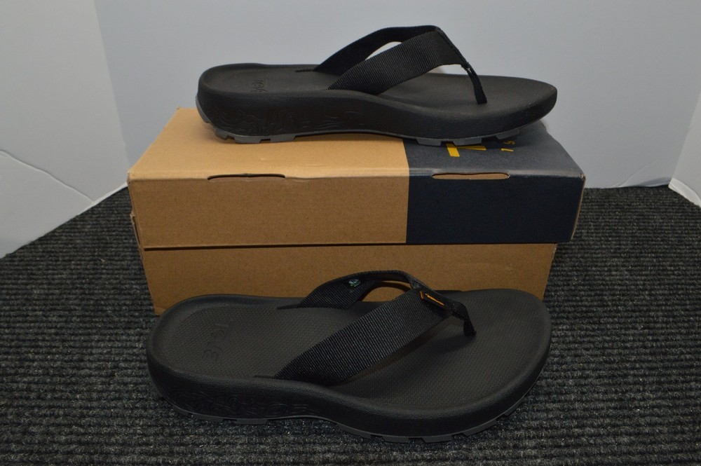Teva Hydratrek Womens Size 8 Black Water Sandals Outdoor Comfort Flip Flops