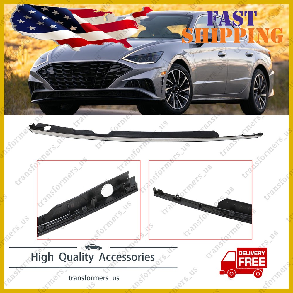 Fender Chrome Garnish Molding Trim LEFT Driver Side for Hyundai Sonata 2020-2023