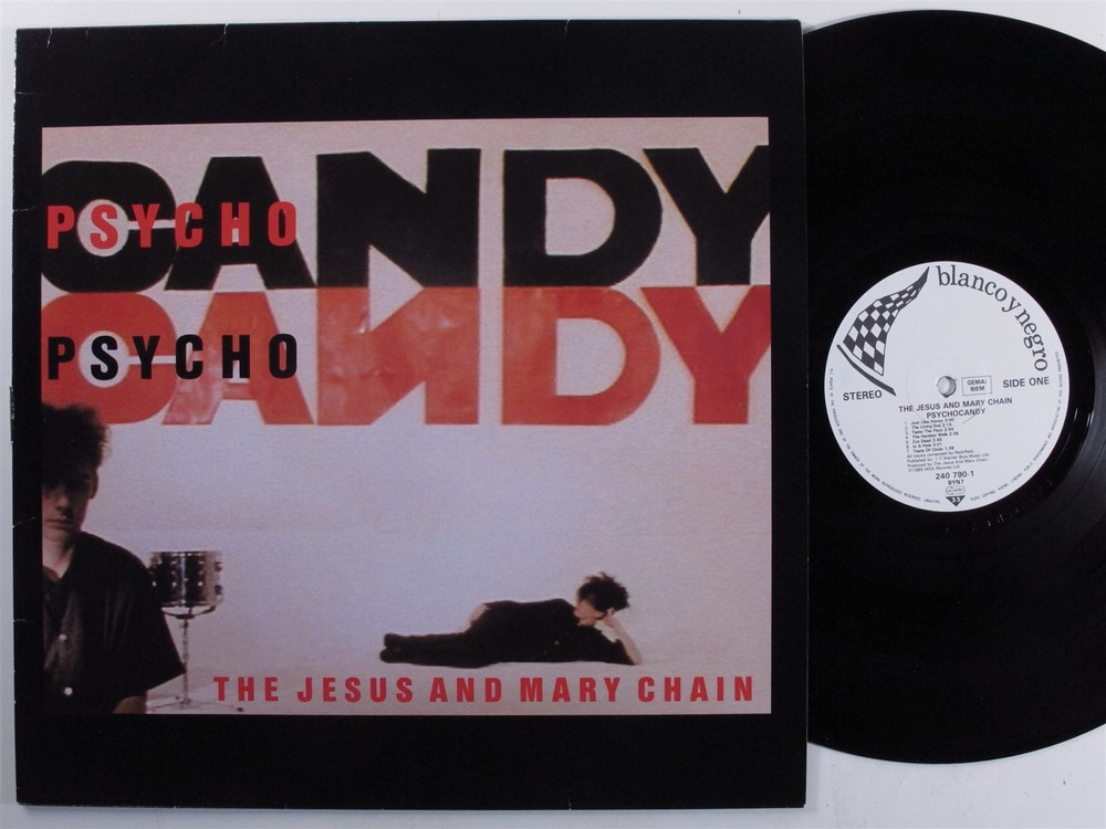 JESUS AND MARY CHAIN Psychocandy BLANCO Y NEGRO LP VG+ germany f
