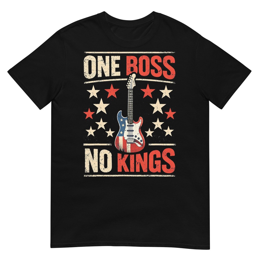 One Boss No Kings Monarchy Political Freedom March 28 2026 T-Shirt